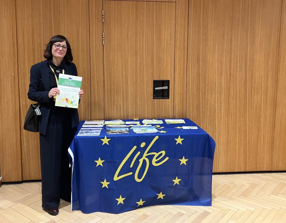 Ms. Anette Jahn, Head of Sector LIFE Climate and Energy Unit at CINEA, at WSED 2024. © European Union, 2024.
